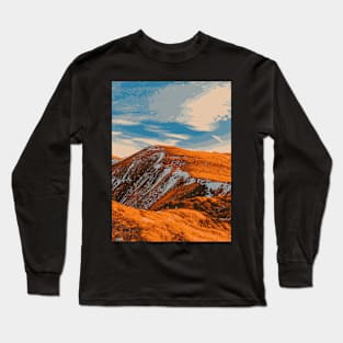 lonely Mountain - Landscape Long Sleeve T-Shirt